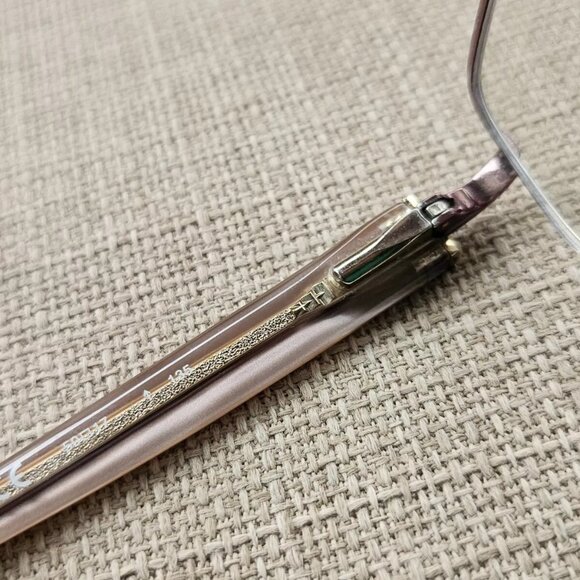 Michael Kors Women Eyeglasses Frame Half Rim Glasses Purple Tone MK312 210 Frame - Picture 9 of 12